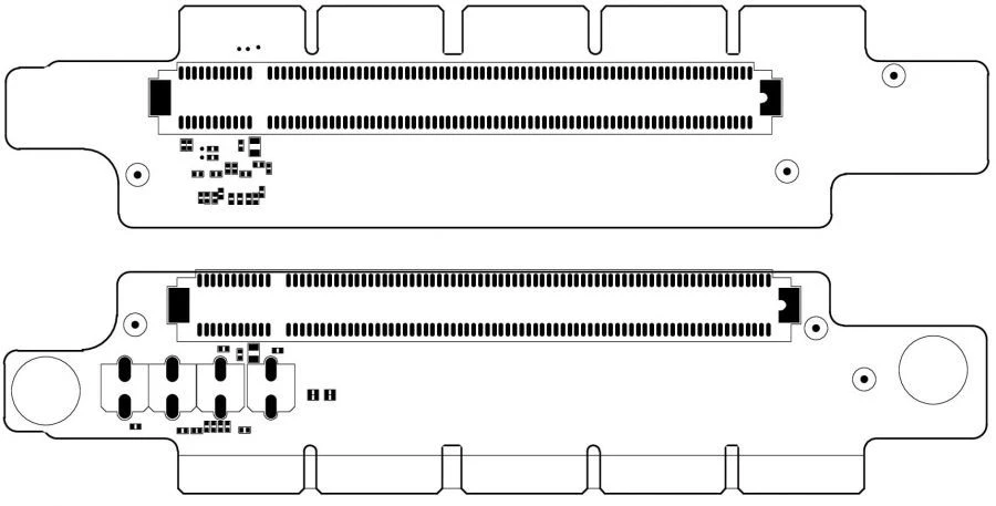 PCIe x16x16 Expansion Module for System Integration - YADR.V.469555.059