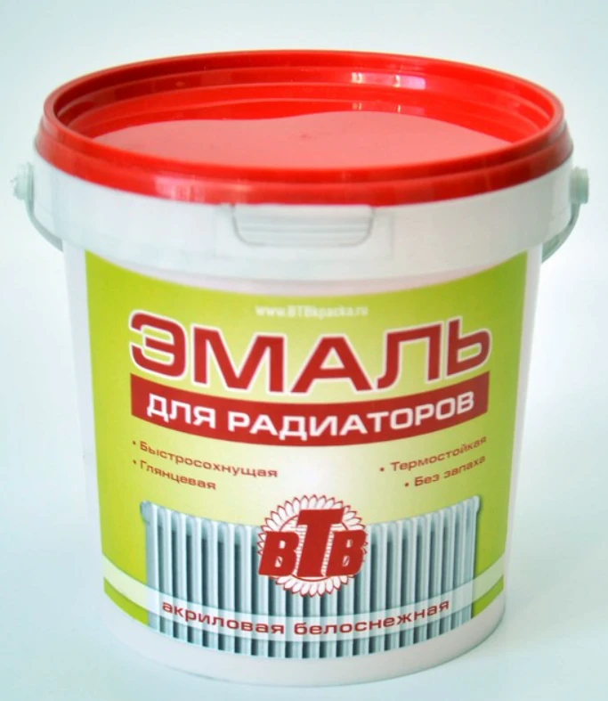 Fast-Drying White Radiator Enamel for Acrylic Bases, VTB
