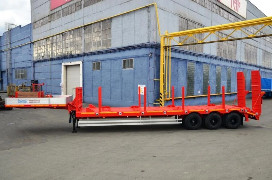 Politrans 9416-050 Semi-Trailer for Heavy Cargo Transport