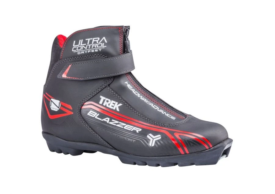 Trek BlazzerControl2 Black Ski Boots (Red Logo) S