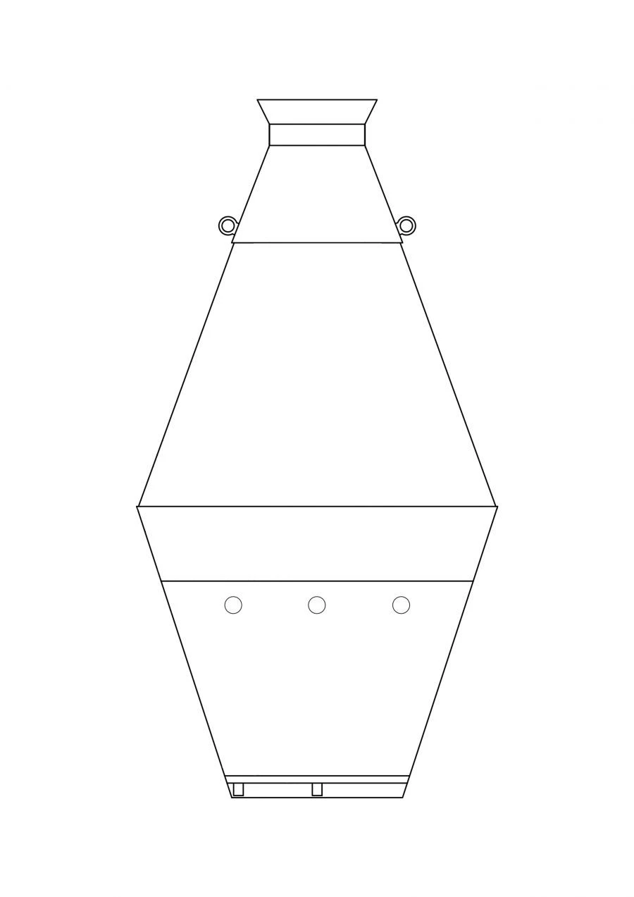 Triangular Floating Navigation Sign RB-4-01