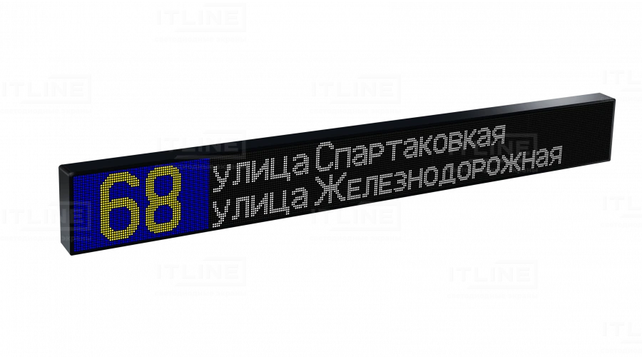 Electronic Route Indicator for Public Transport ITLINE "TT6X4