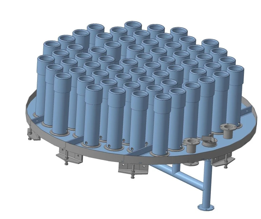 Separator Stage with Direct-Flow Centrifugal Washing Elements SPCPE