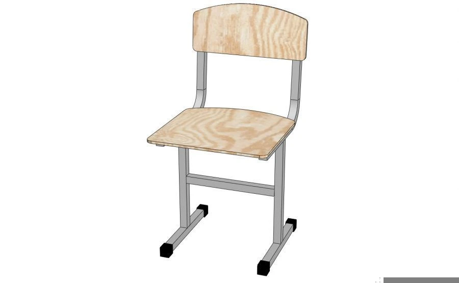 Adjustable Student Chair for Height Groups 3-5, Model USR-01