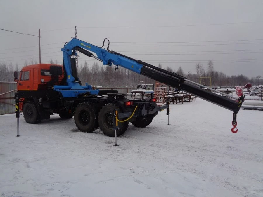 Special Hydraulic Crane Truck KMA on KAMAZ 5350 Chassis 51K10N-UK