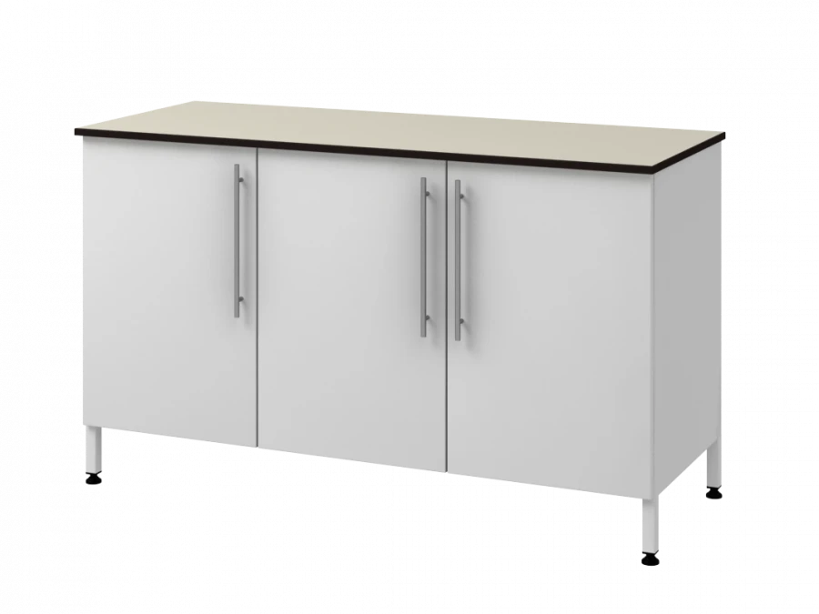 Wall-Mounted Table on Metal Support Column 1500 PTDLg