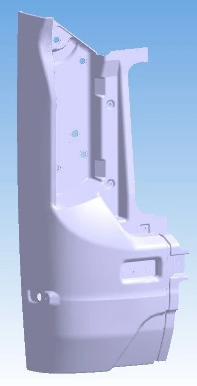 Left Rear Corner Panel Assembly for Bus 320455-04-5601017