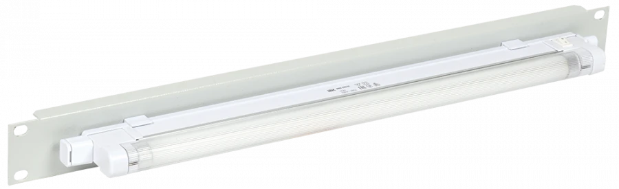 ITK 19" Lighting Panel for Telecommunications 1U with Manual Switch, Gray