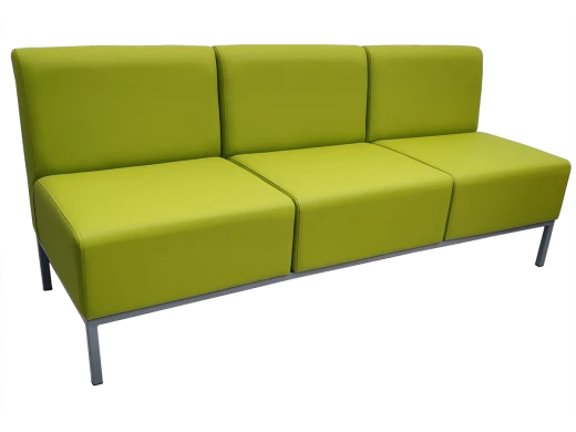 Three-Seater Sofa with Metal Frame - Relief Model