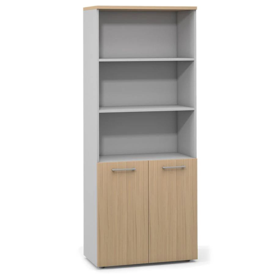 Unica Office Furniture - F6H 2-Door Cabinet with Shelves