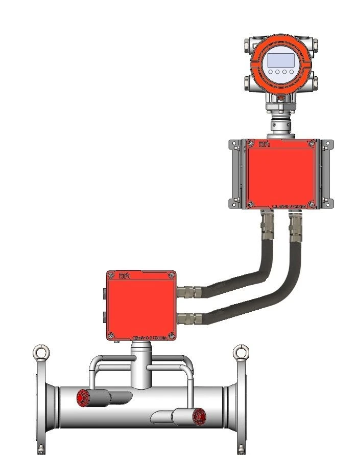 Ultrasonic Liquid Flow Meter UZS-1M Model R