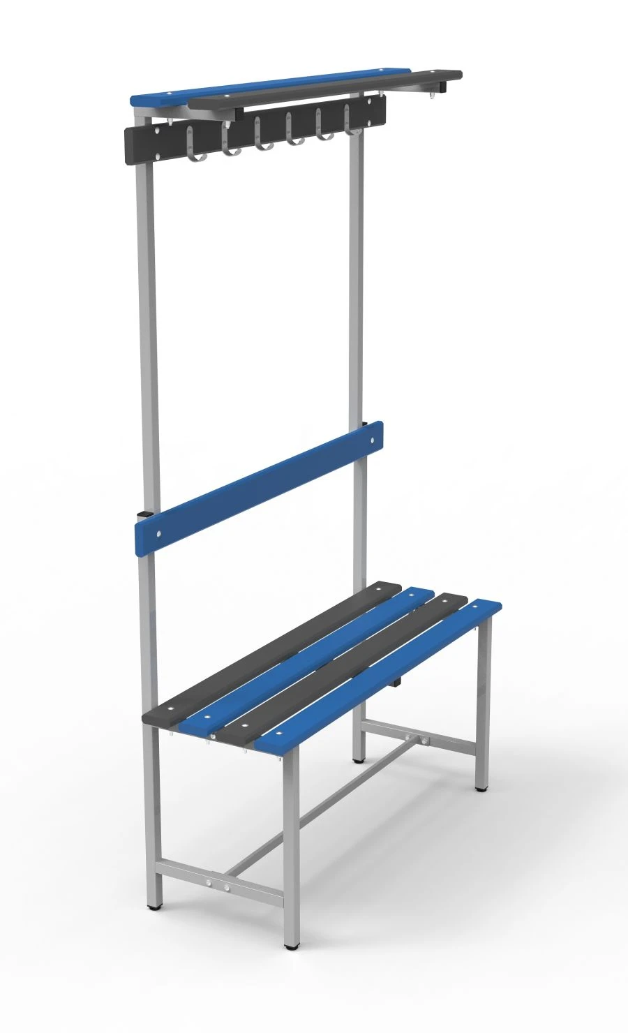 Adjustable Bench SVT-7P with Hooks and Shelf