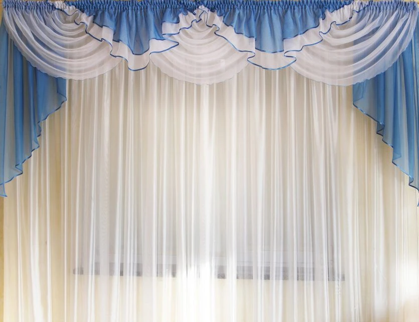 Synthetic Fiber Lambrequins for Elegant Home Decoration