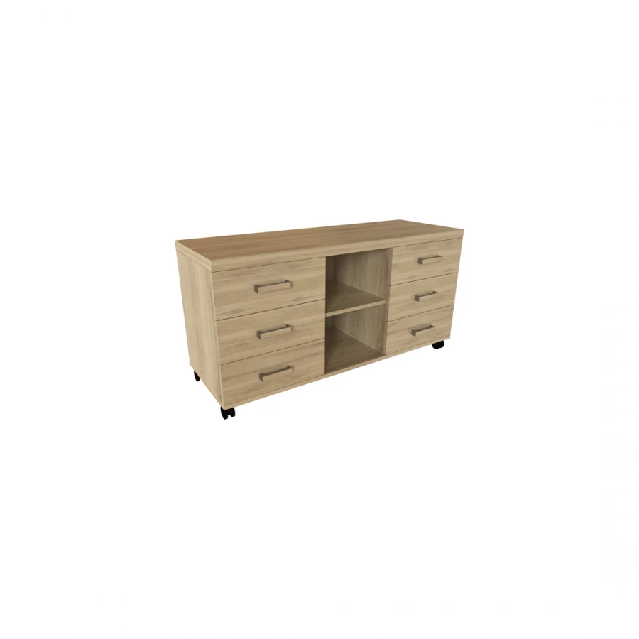 Sturdy Sideboard with 6 Drawers - Model K-972