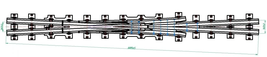 Crosspiece Type R65 Mark 1/11 Project 53103.03.000-01/03