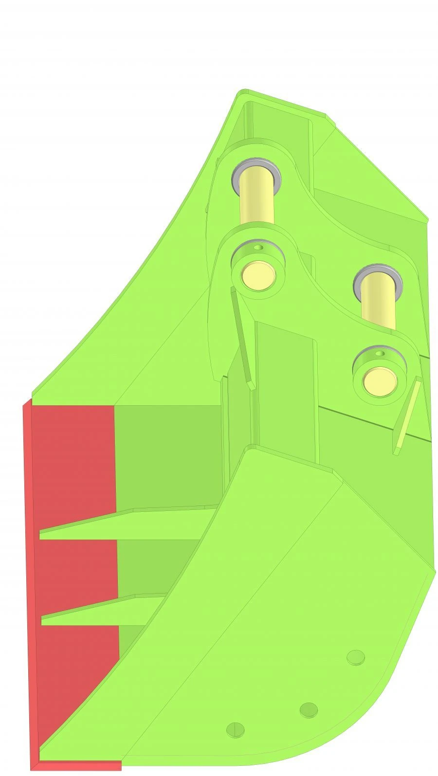 Excavator Bucket with Volume V=0.65 m³ for UMG E220C
