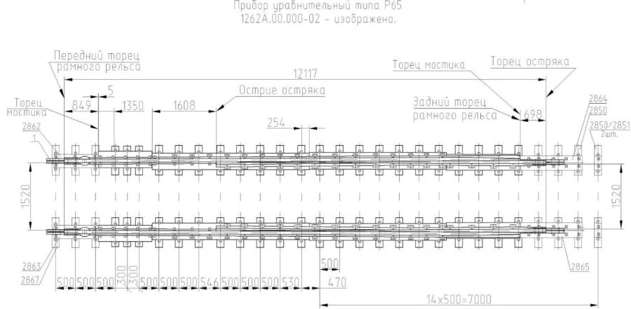 Leveling Device for Rail Bridges R65 (Project 1262A.00.000-02)