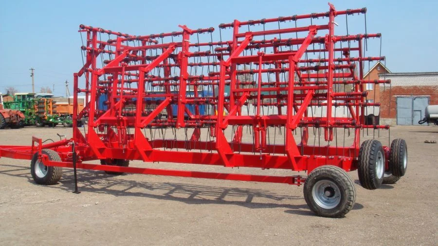 Spring Tined Harrow BП-15 for Soil Preparation