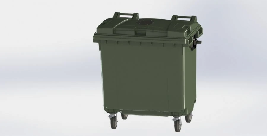 Mobile Waste Container 770L Art. 26.C19.V/1 (20.804.70.PE; 21.053.70.V/1)