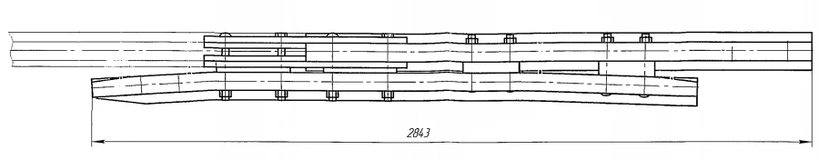 Cross Rail with Counter Rail for Switch Project N02.01.8000.00-01