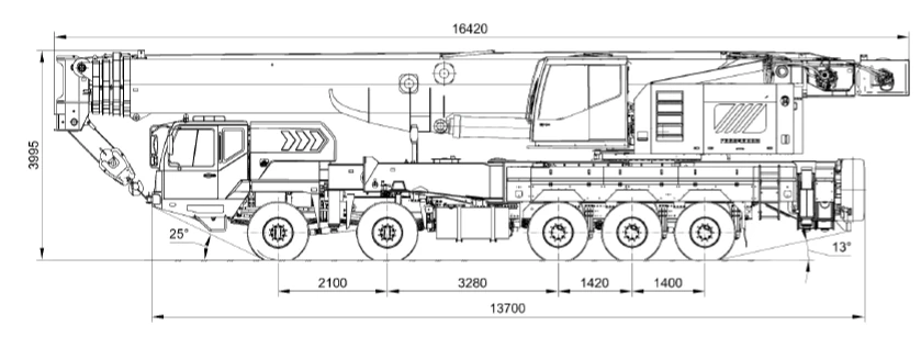 Self-Propelled Crane KС-84713-6 on MZKT-750001-020 Chassis