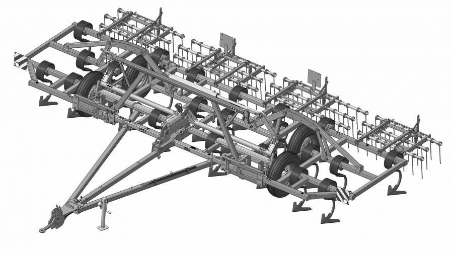 Wide-Working Soil Cultivator for Pre-Sowing Processing KSHU-6N