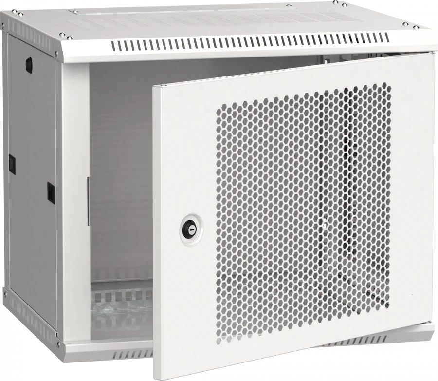 LINEA W 6U Wall-Mounted Cabinet 600x450mm Perforated Door RAL7035