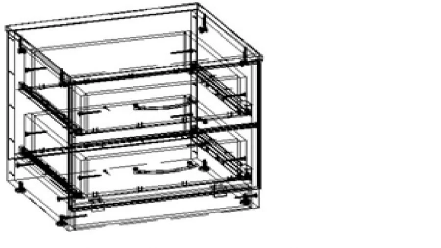Nightstand TV-BTP-5.8.01-01 with Durable Structure