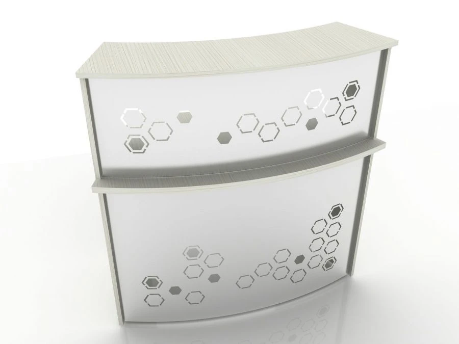 Corner Reception Desk for Medical Facilities 401-002-1