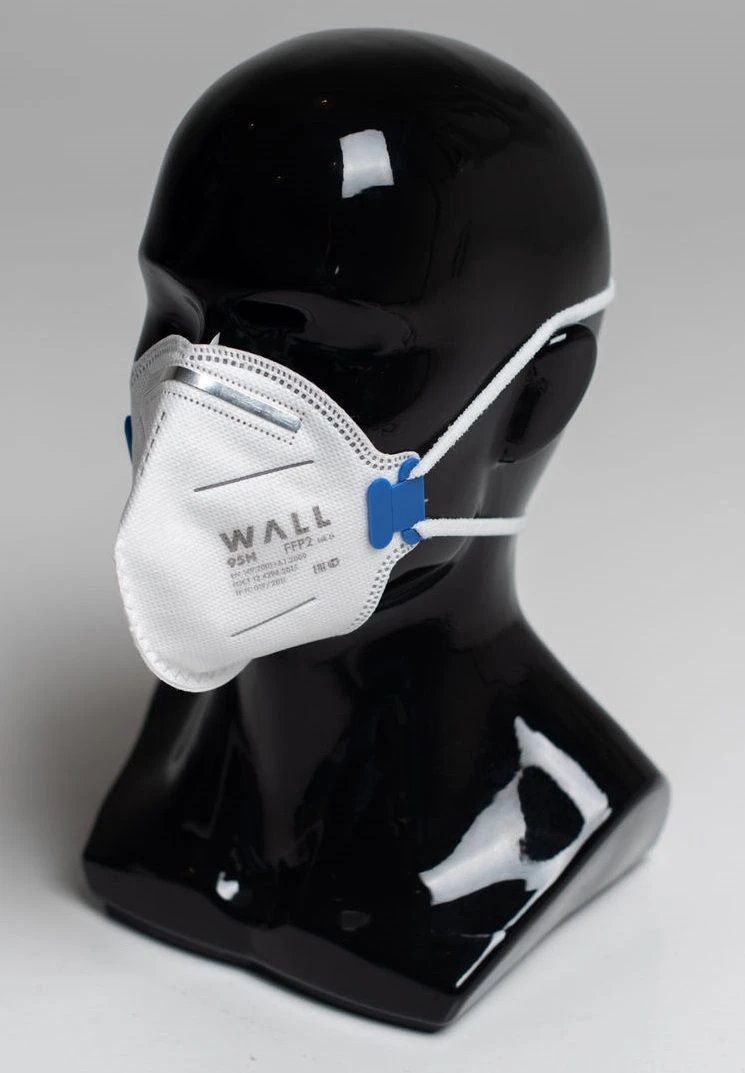 Foldable Filtering Respirator WALL 95H NR D FFP2 Without Exhalation Valve