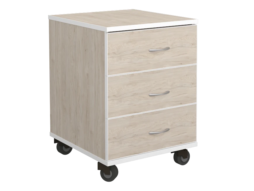 Agat 01.10.02 Mobile Cabinet with 3 Drawers