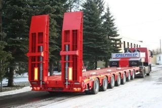 Low-bed Semi-Trailers 9942L7, Seven-Axle Model