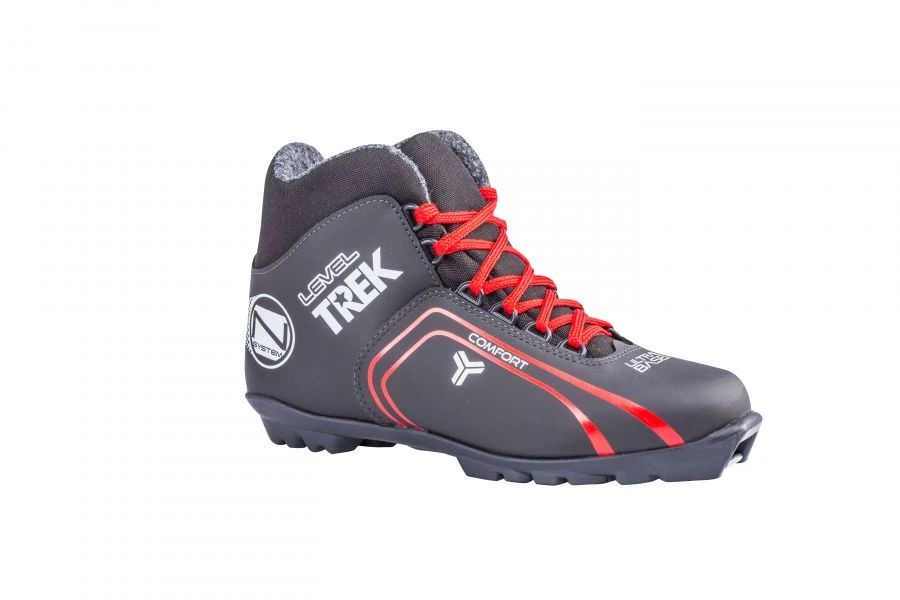 Trek Level2 Black Ski Boots (Red Logo) for NNN Bindings