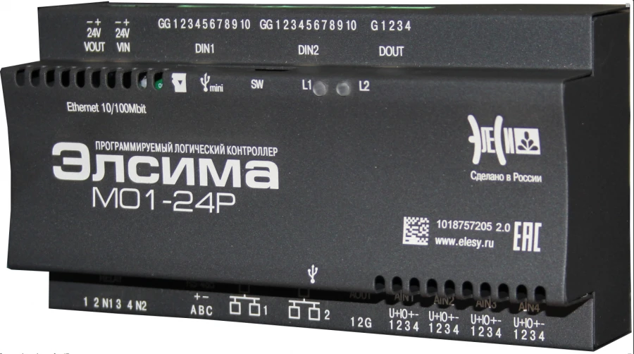 Programmable Logic Controller Elcima M01-24P