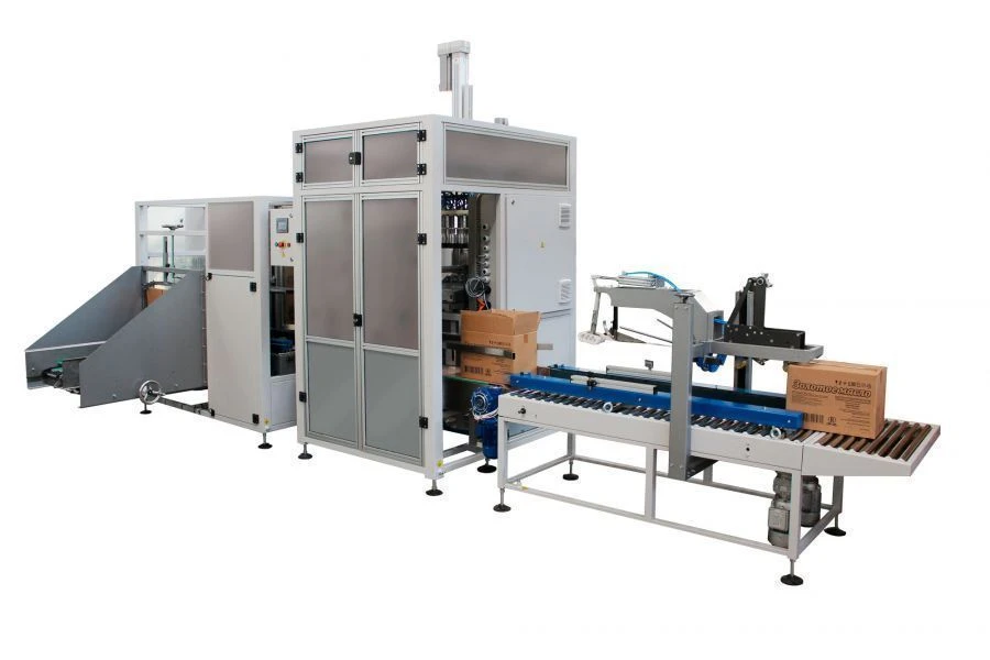 Automatic Bottle Packing Machine for Cardboard, Model AFK-500
