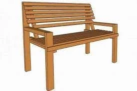 Customizable Wooden Utility Bench for Various Applications
