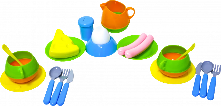 Brunch Children's Dish Set KNOBA 1/10 - Fun Play Dishes