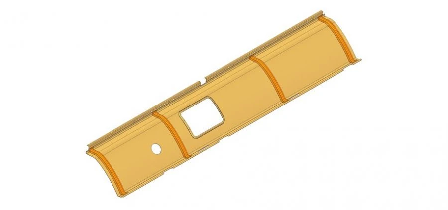 Right Front Ceiling Panel for LIАЗ-529265-03, Component 529265-5702415-03