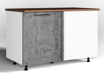 Corner Kitchen Base Cabinet Left Module Without Shelf