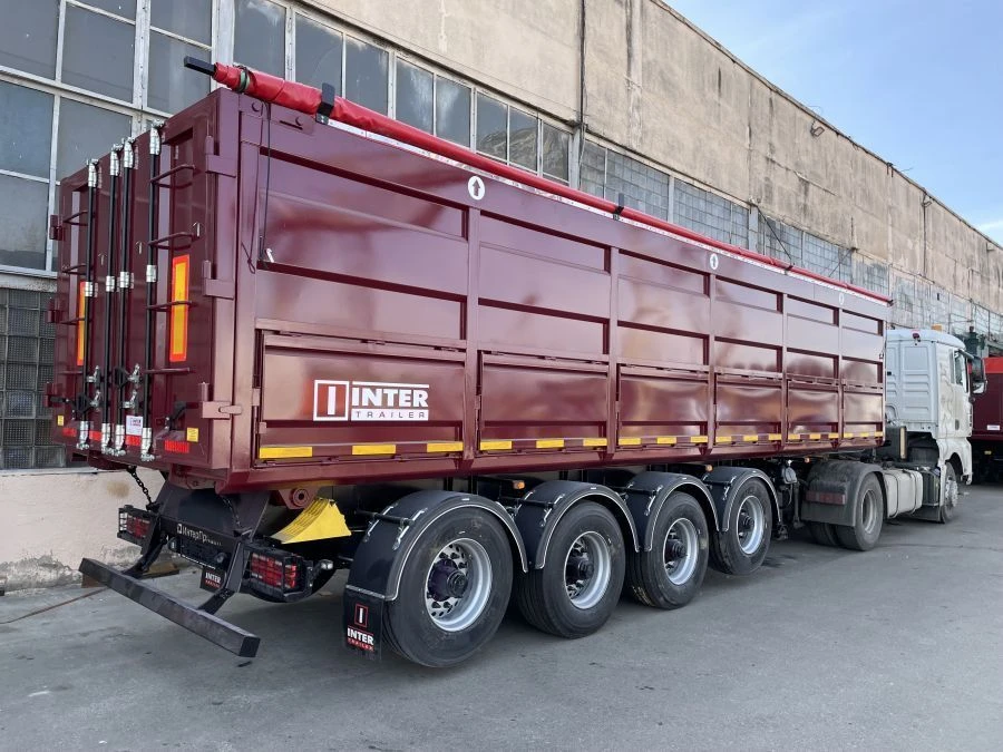 Square Section Dump Semi-Trailer for Bulk Cargo Transport, Model 853372