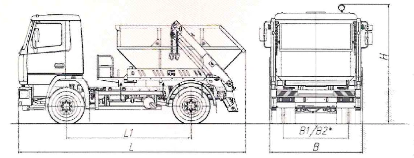 Waste Collection Vehicle MK-3512-01