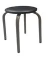 Round Stool with Metal Frame, Model: Круглый