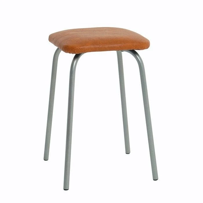 Metal Frame Stool by Bashkir Furniture Factory