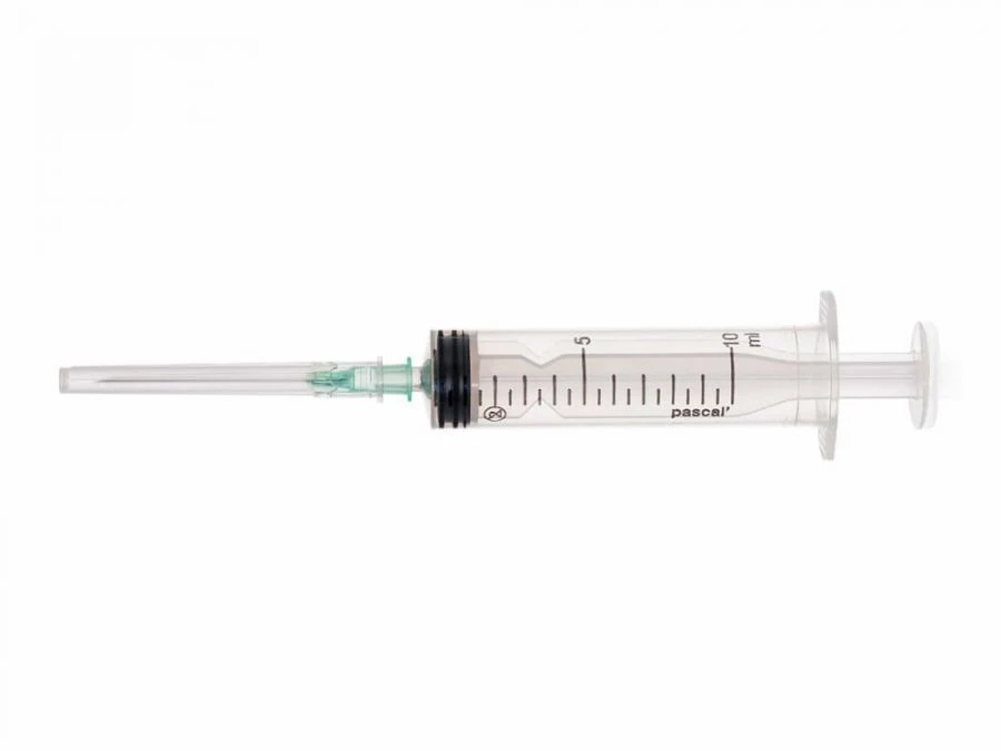 Sterile Single-use 10ml Luer Type Three-component Injection Syringe with 21G x 1 Needle