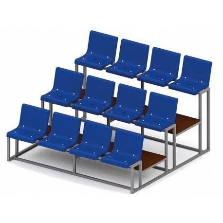 Three-Row Audience Stand TV-MTBT-1.35.01