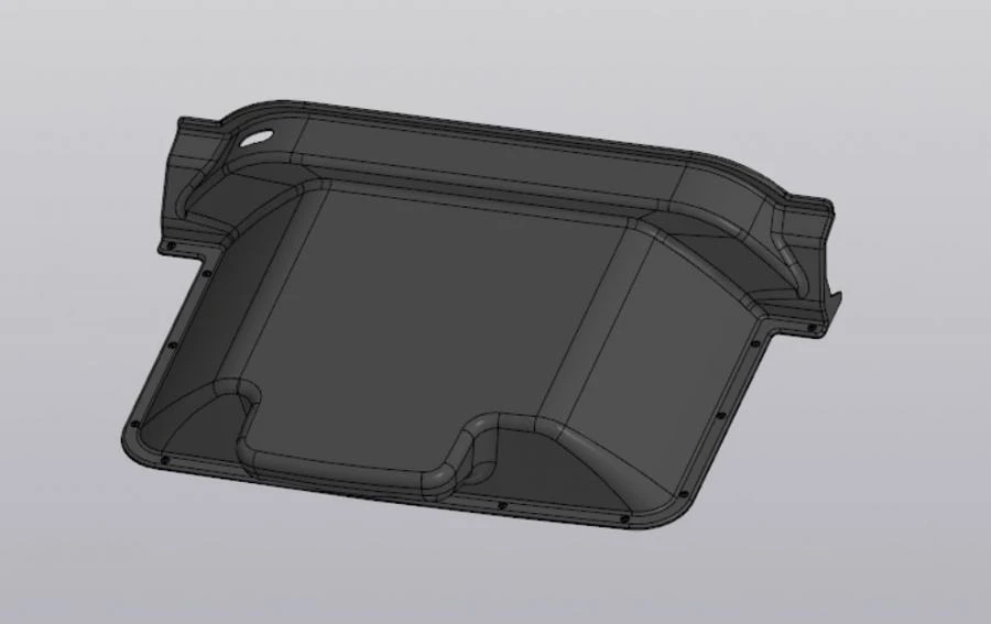 Left Rear Wheel Arch Cover 320455-5102053 (No Hole)