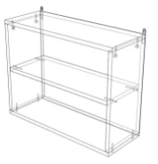 Shelving Unit for Storage and Decoration - Custom Made
