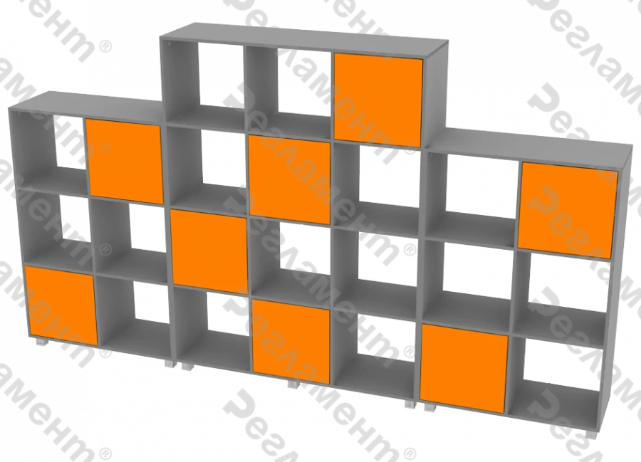 Adjustable Shelving Unit B1 400-10000x200-1200x400-4000mm