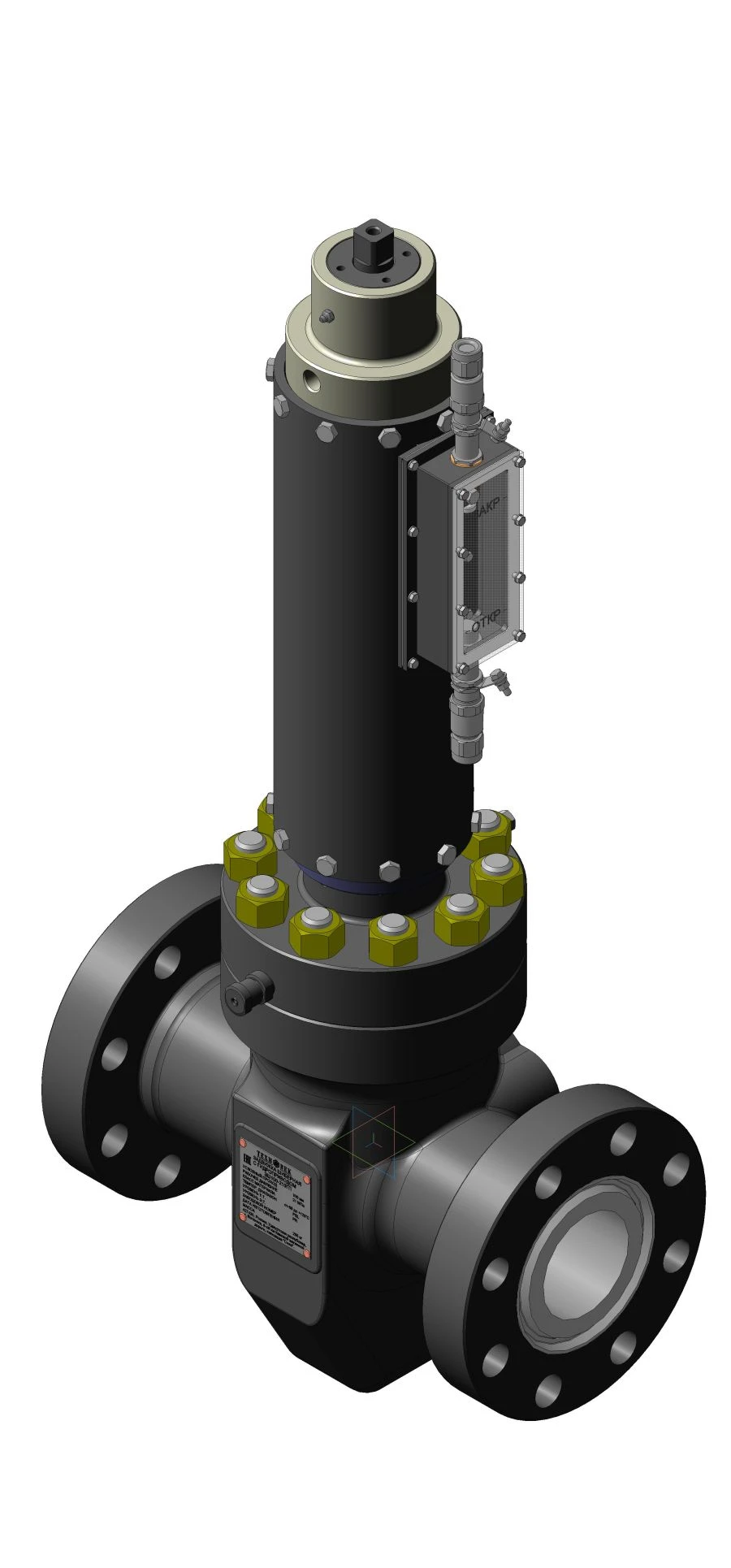 Steel Slide Gate Valve with Hydraulic Drive ZSHG