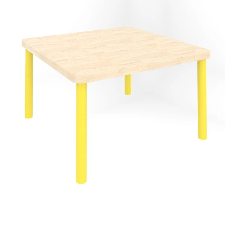 Square Children's Table 400 mm / Yellow